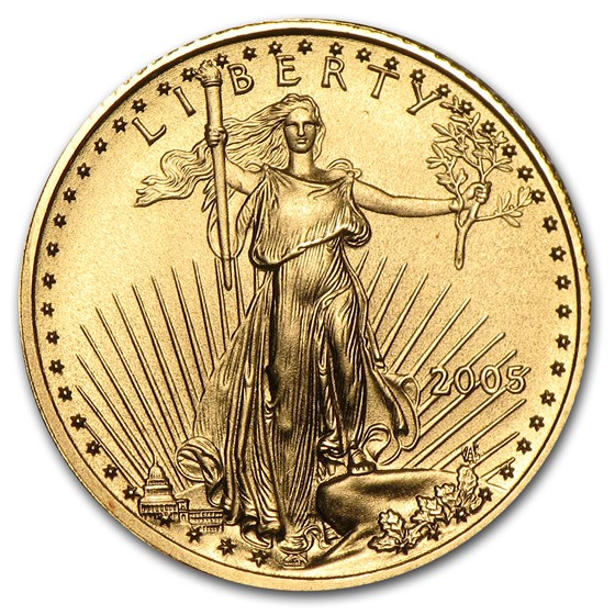 2005 1/10 oz Gold American Eagle BU 2005 1/10 oz Gold American Eagle BU